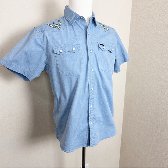 Howler Brothers Crosscut Deluxe Shortsleeve - Volts Mens | Size Small - Picture 3 of 11